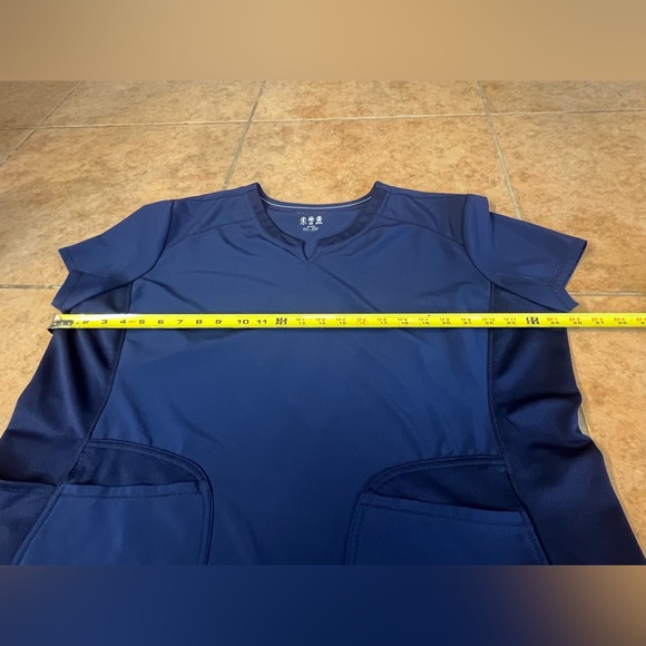 Scrubstar Scrub Set Indigo Blue Top 2X & Pants XL - Picture 7 of 12